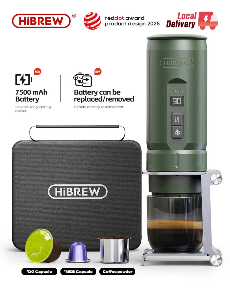 Hibrew H4c Espresso Coffee Machine 3in1 Travel Coffee