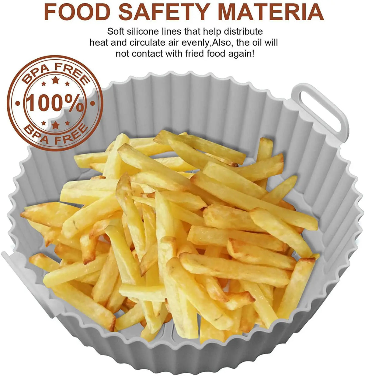 Air Fryer Silicone Basket Thicken Silicone Mold Air