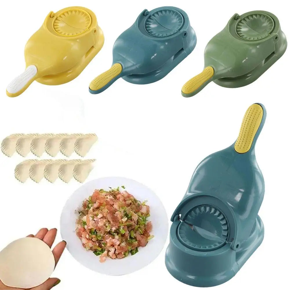 Dumpling Maker In Wrapper Presser Device Kit Labor-Saving