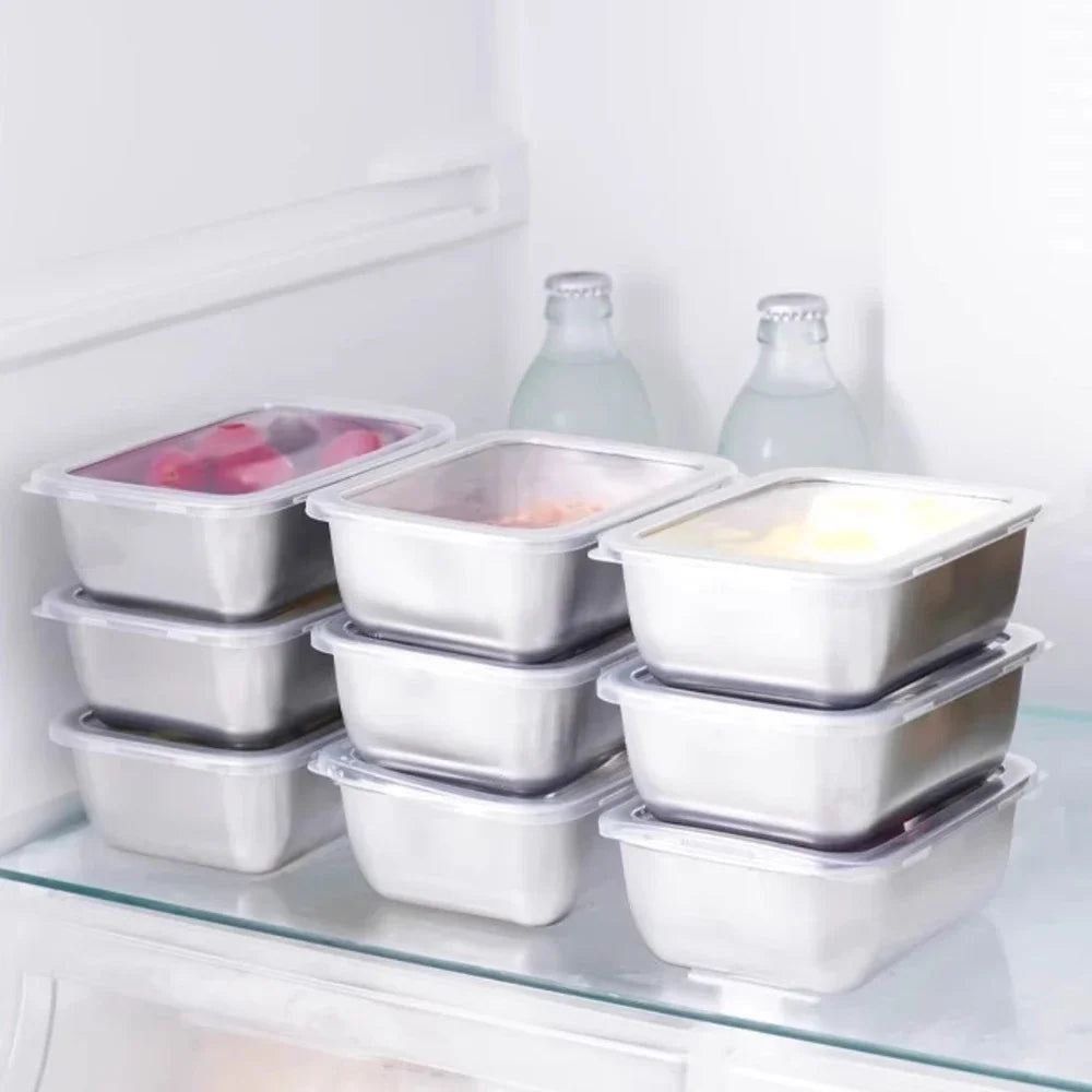 Stainless Steel Food Storage Container Lid - Airtight
