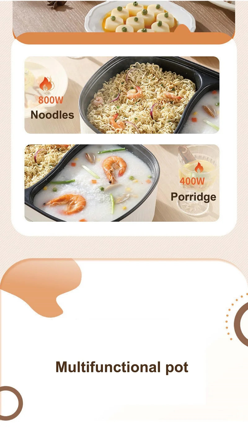 6l Double Liner Electric Pot Large Capacity Non-Stick