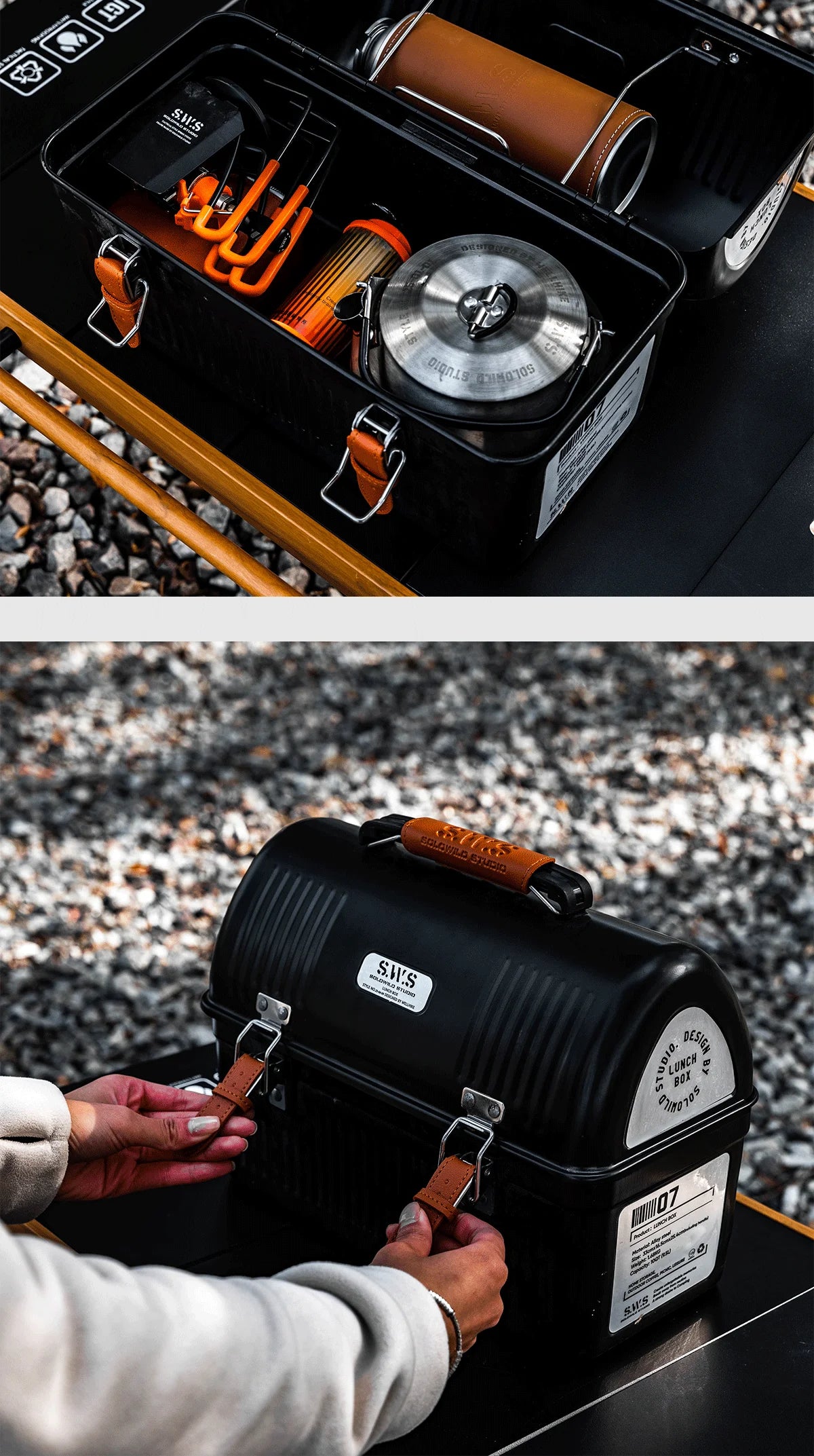 Wellhike- Outdoor Sws Wild Trace Metal Lunch Box