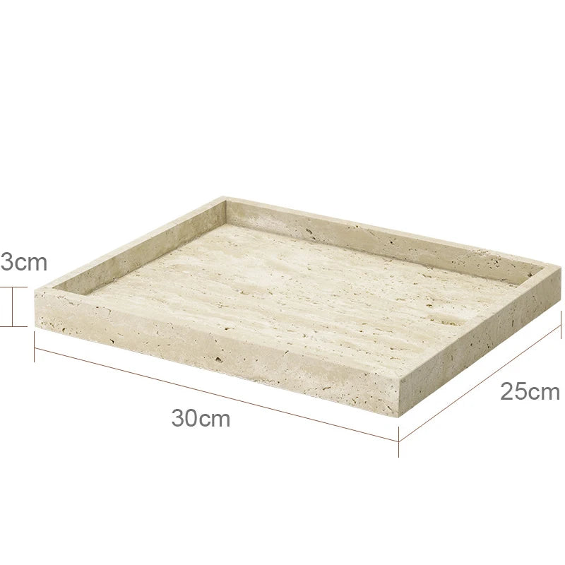 Travertine Bathroom Luxury Soap Dish Soap Dispenser Reed