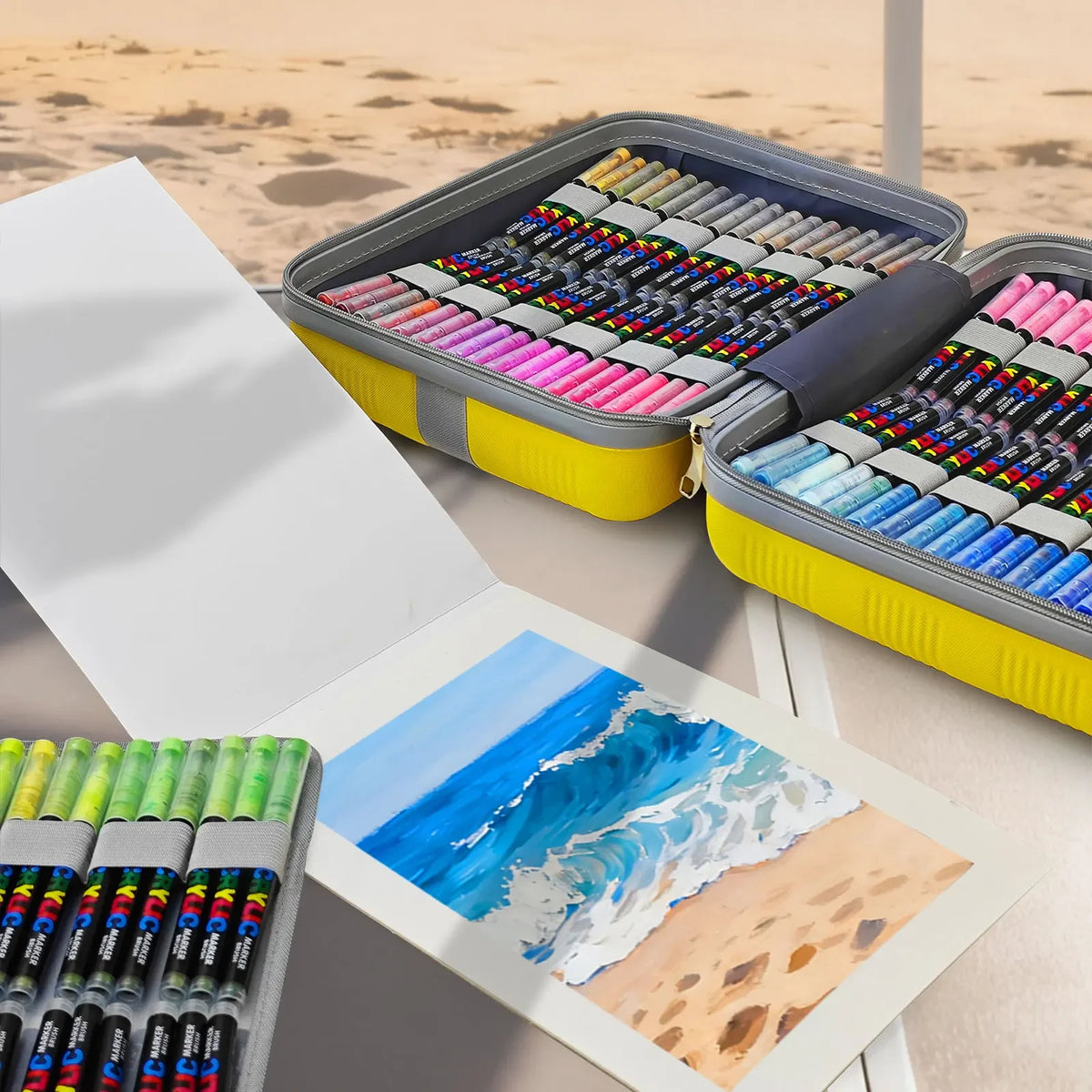120-360 Colors Acrylic Paint Markers Brush Tip Paint