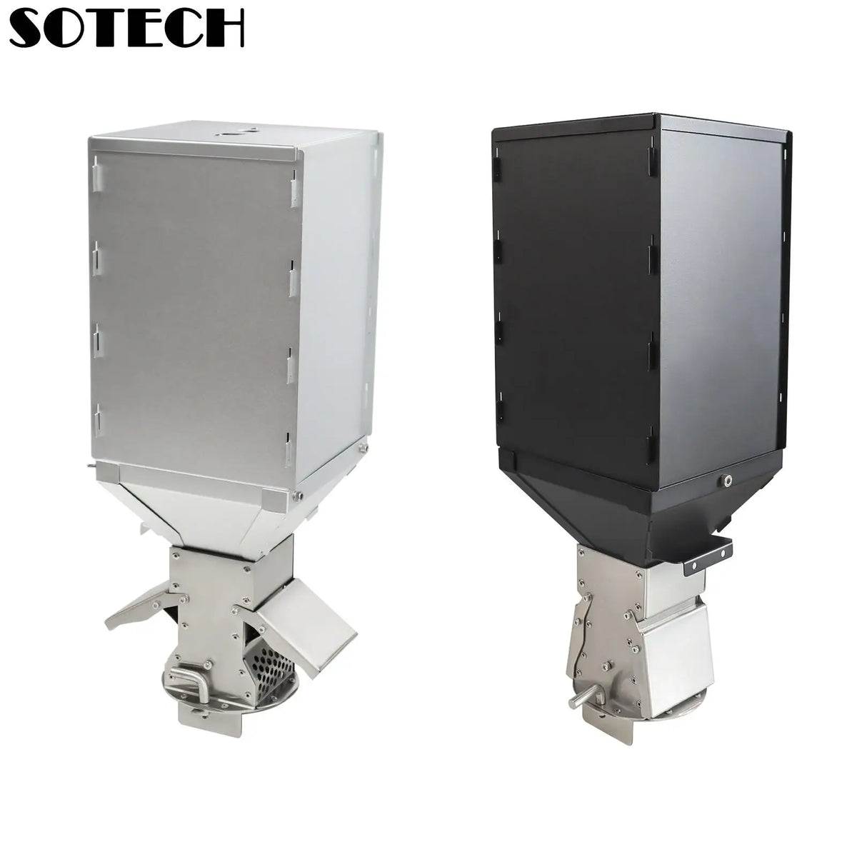 Stainless Steel Pellet Hopper Gravity Feed Fuel Storage