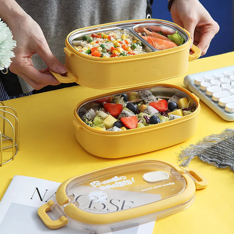 Multi-Layer Bento Box Thermal 304 Stainless Steel Lunch