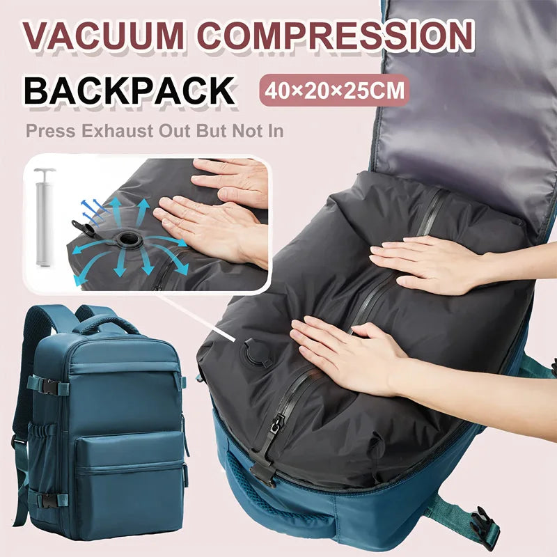 Ryanair 40x20x25 Cabin Bag Men Air Vacuum Compression