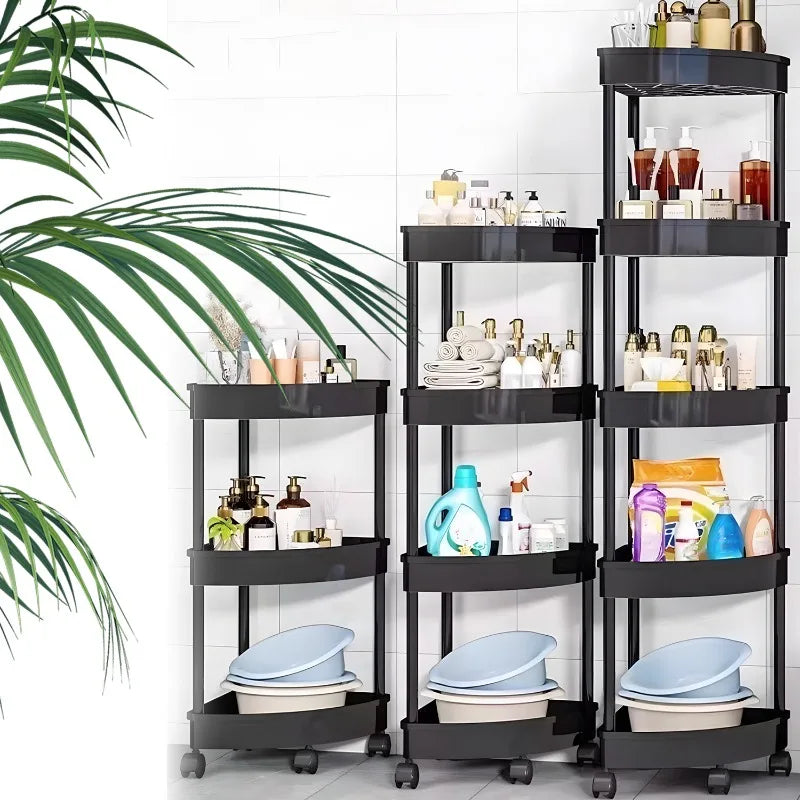 Swivel Wheels Small Cart Shelf Snacks Racks Trolley