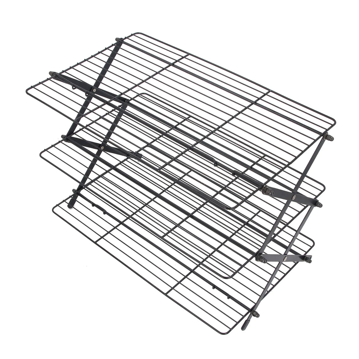 Multi Layer Baking Cooling Rack Foldable Rectangular Iron