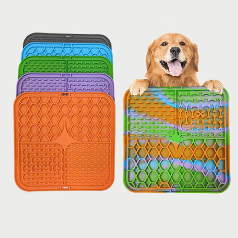 Pet Lick Silicone Mat Pet Slow Food Plate