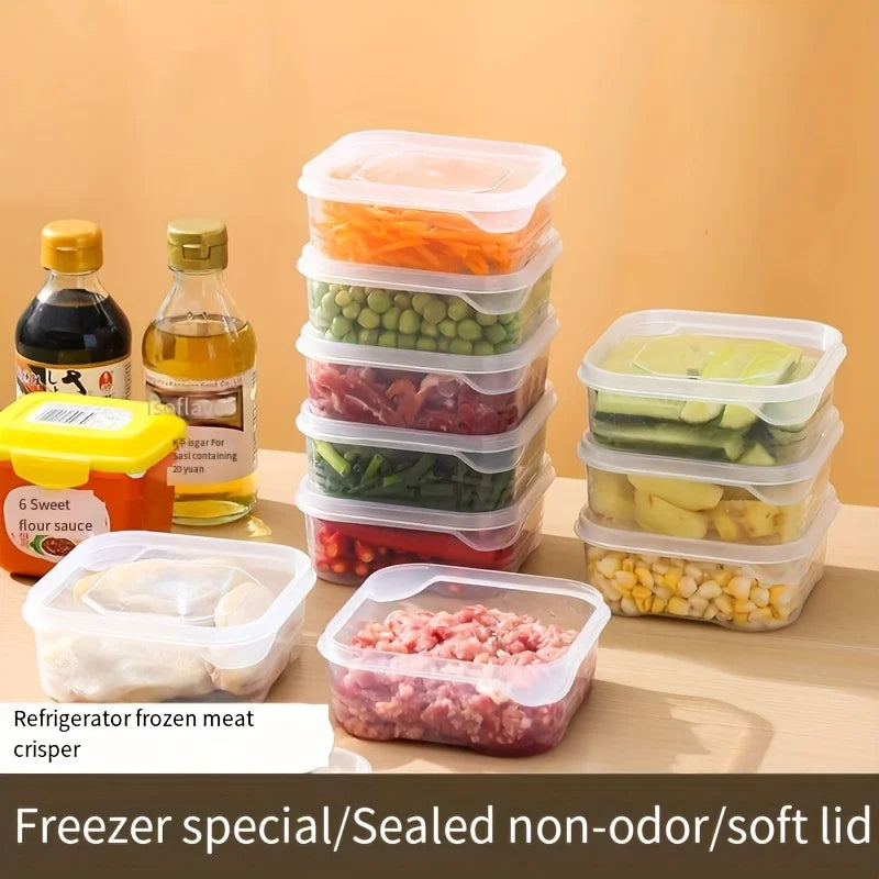 Freezer Meat Vegetable Storage Container Bpa Food Grade