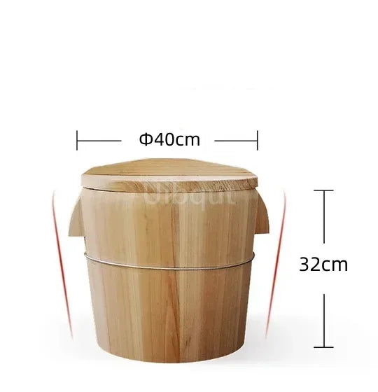 Bamboo Steamer Steamed Rice Wooden Barrel Rice Steamer