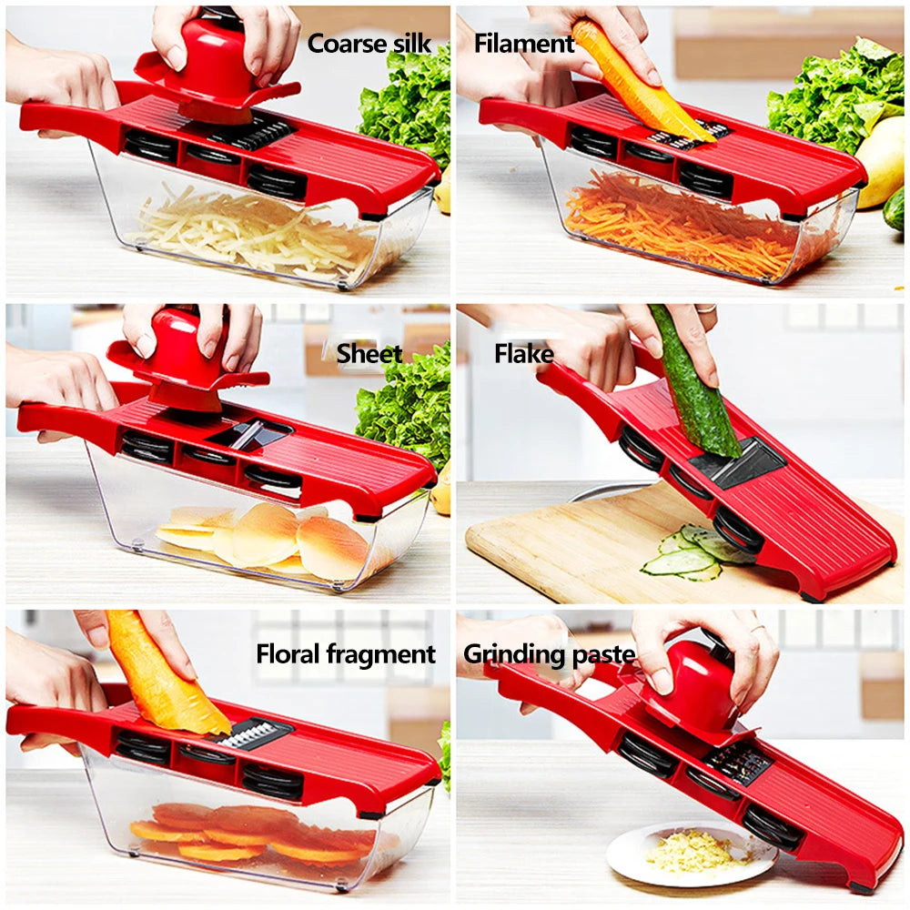 Vegetable Cutter Steel Blade Slicer Potato Peeler Carrot
