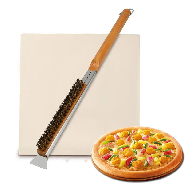 Pizza Oven & Stone Brush Scraper 21in Clean