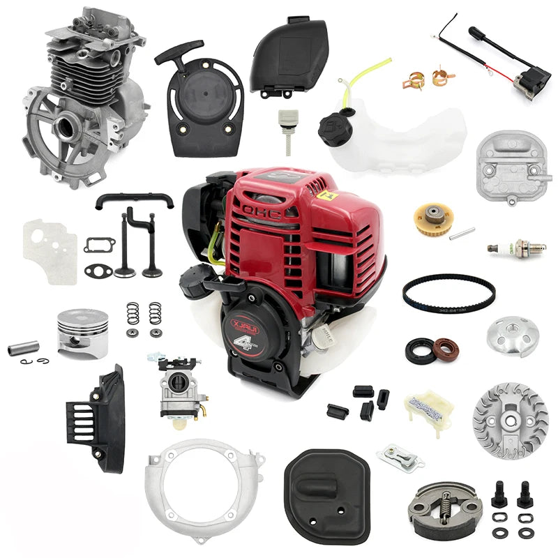 Lusqi Gx35/Gx25 Stroke Gas-Powered Engine Cylinder Petrol Engine