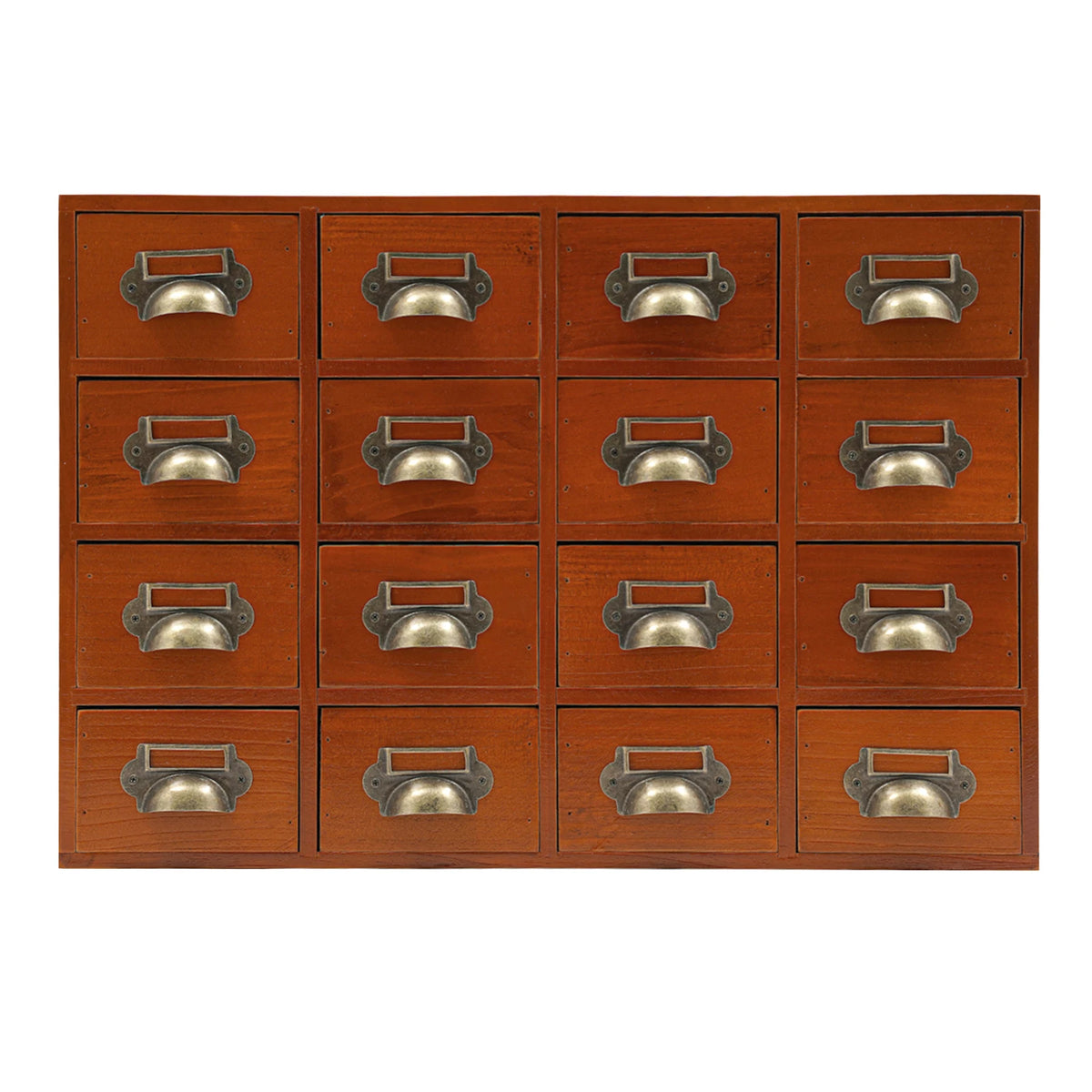 16 Drawers Storage Cabinet Apothecary Chests Cabinets Herb