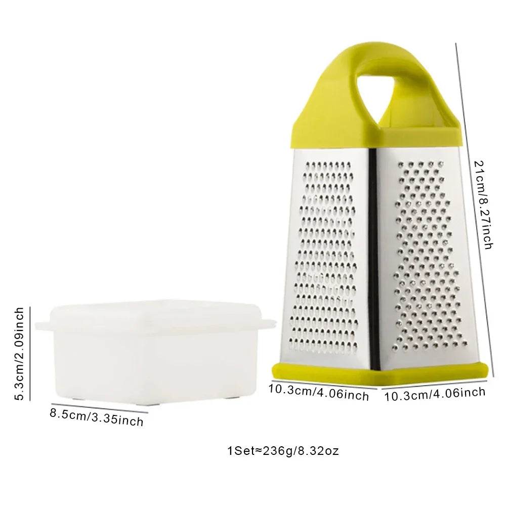 Multipurpose Grater Vegetable Slicer Four-Side Box Grater