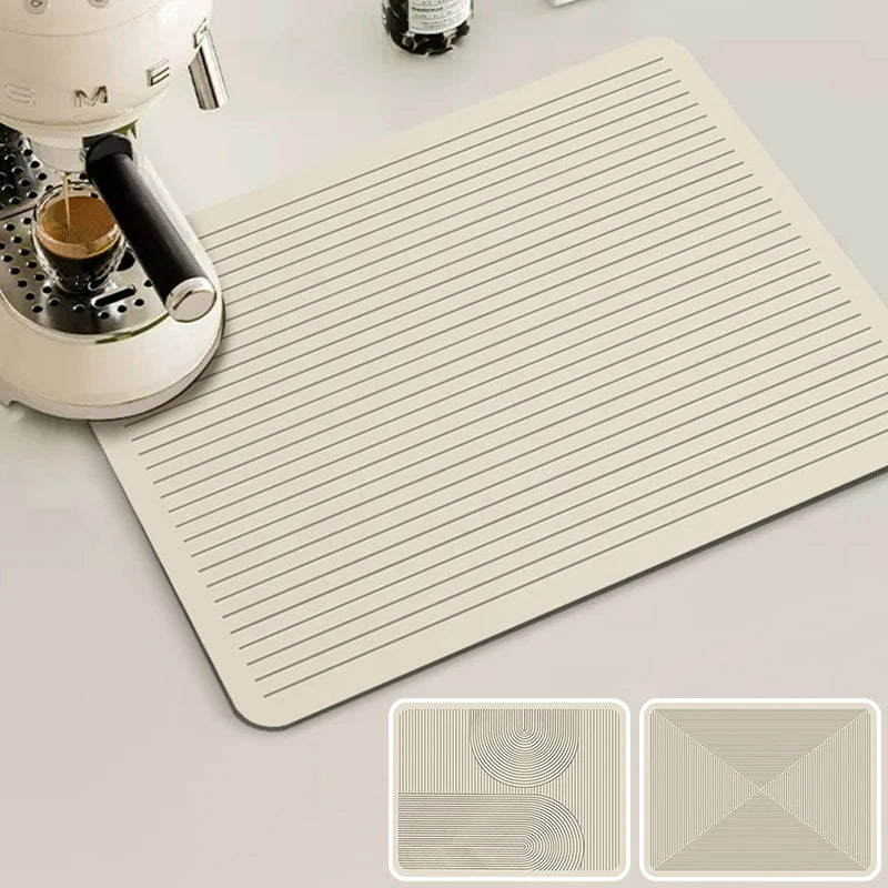 Dish Drying Mat Sink Splash Guard Super Absorbent