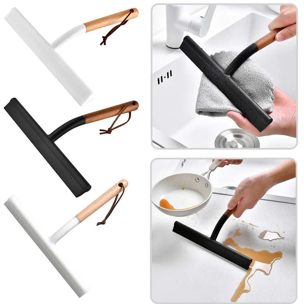 1pcs Non-Scratch Soft Silicone Squeegee Sink Countertop Squeegee