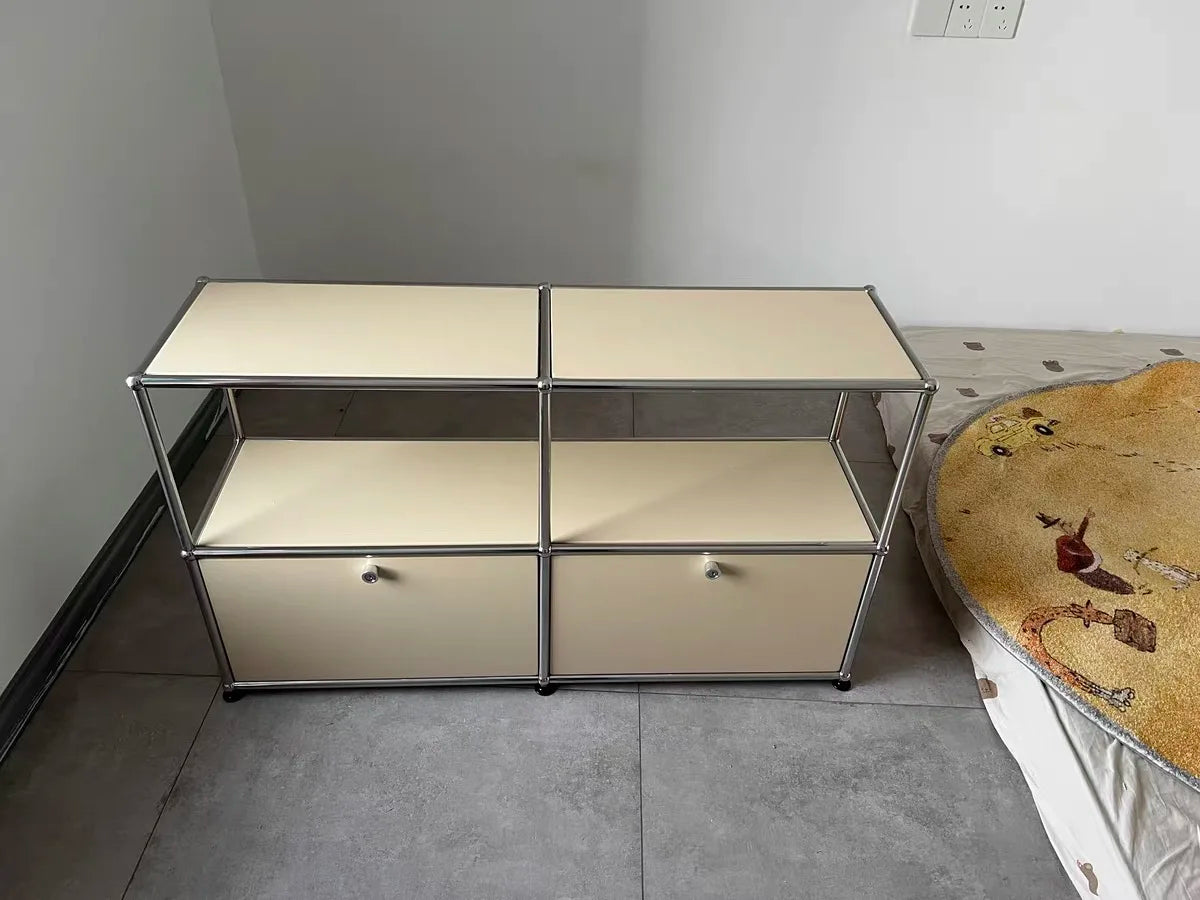 Modern Module Living Room Cabinet Stainless Steel Tv