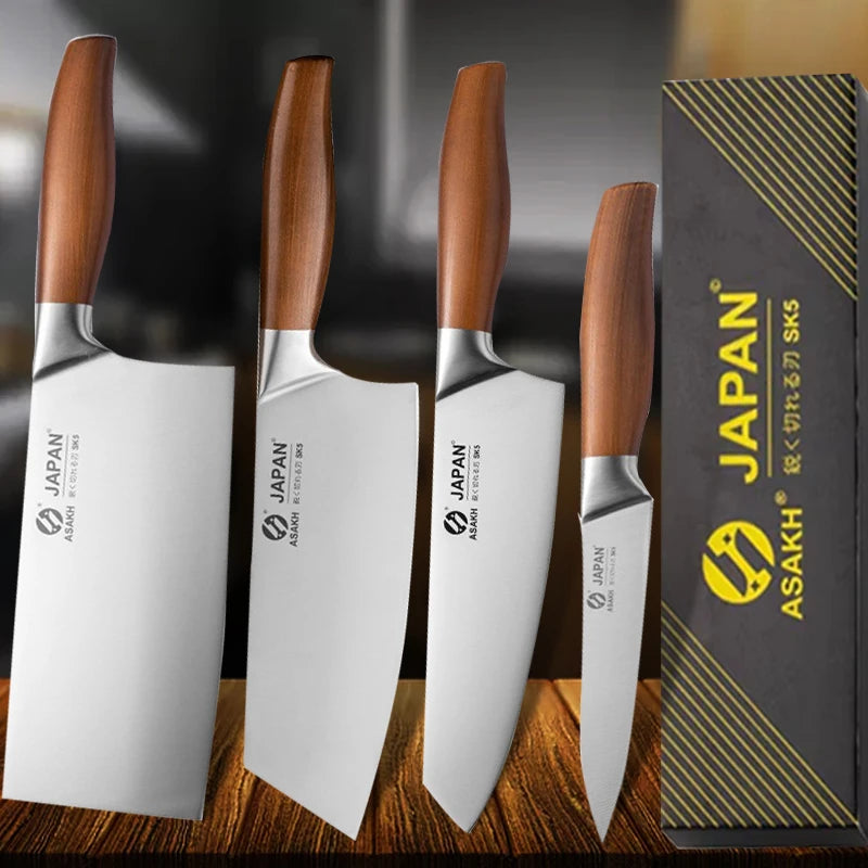 Professional Japanese Knives Santoku Knife Stainless Steel Fish