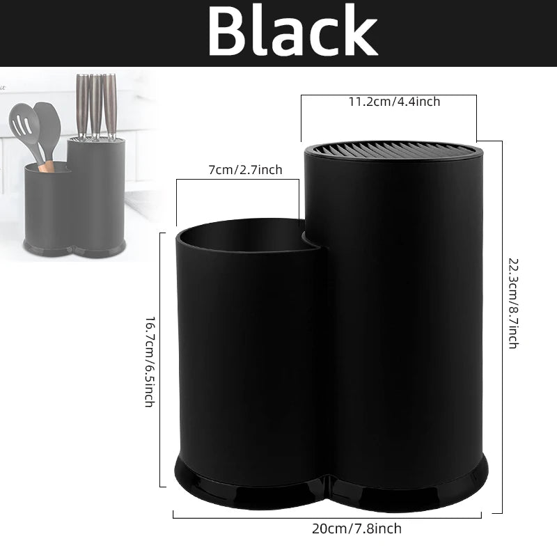 Knife Holder Multi-Function Utensil Stand Knife Block Pp