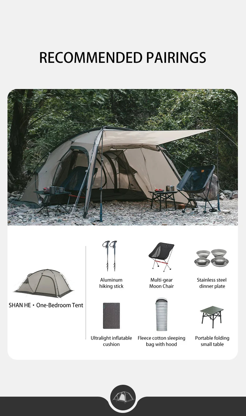 Naturehike Massif Tent Stove Jack Waterproof Windproof Season