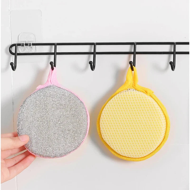 Dish Washing Sponge Dishwashing Magic Sponges Cloth Double-Sided
