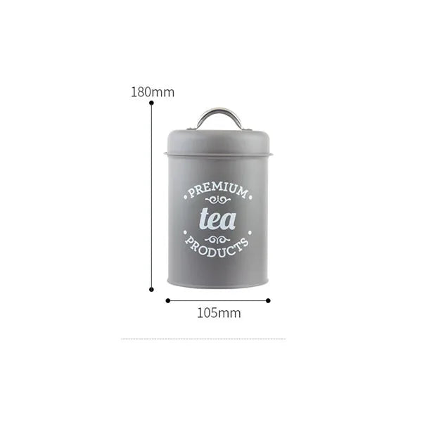 Canisters Coffee Tea Sugar Flour Metal Tin Jars