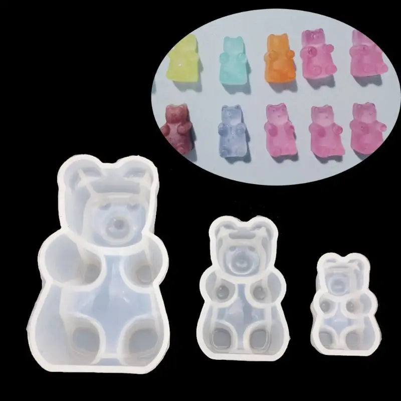 Gummy Bear Candy Silicone Mold Cake Chocolate Fondant