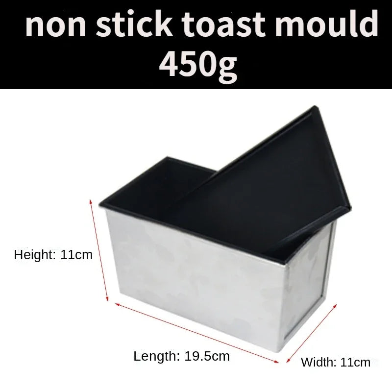 450g Rectangle Loaf Pan Cover Bread Baking Mould