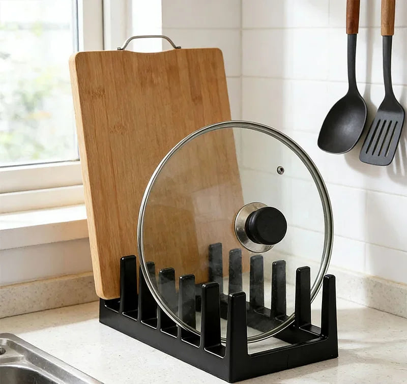 Pot Lid & Dish Rack Plastic Organizer Plates