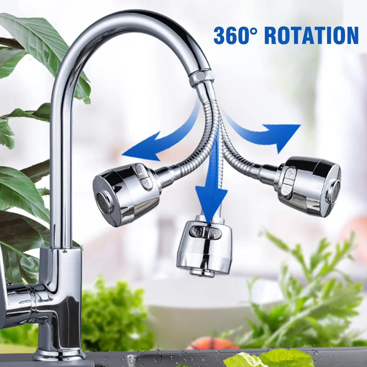 2/3 Mode Faucet 360 Degree Rotation Filter Extension