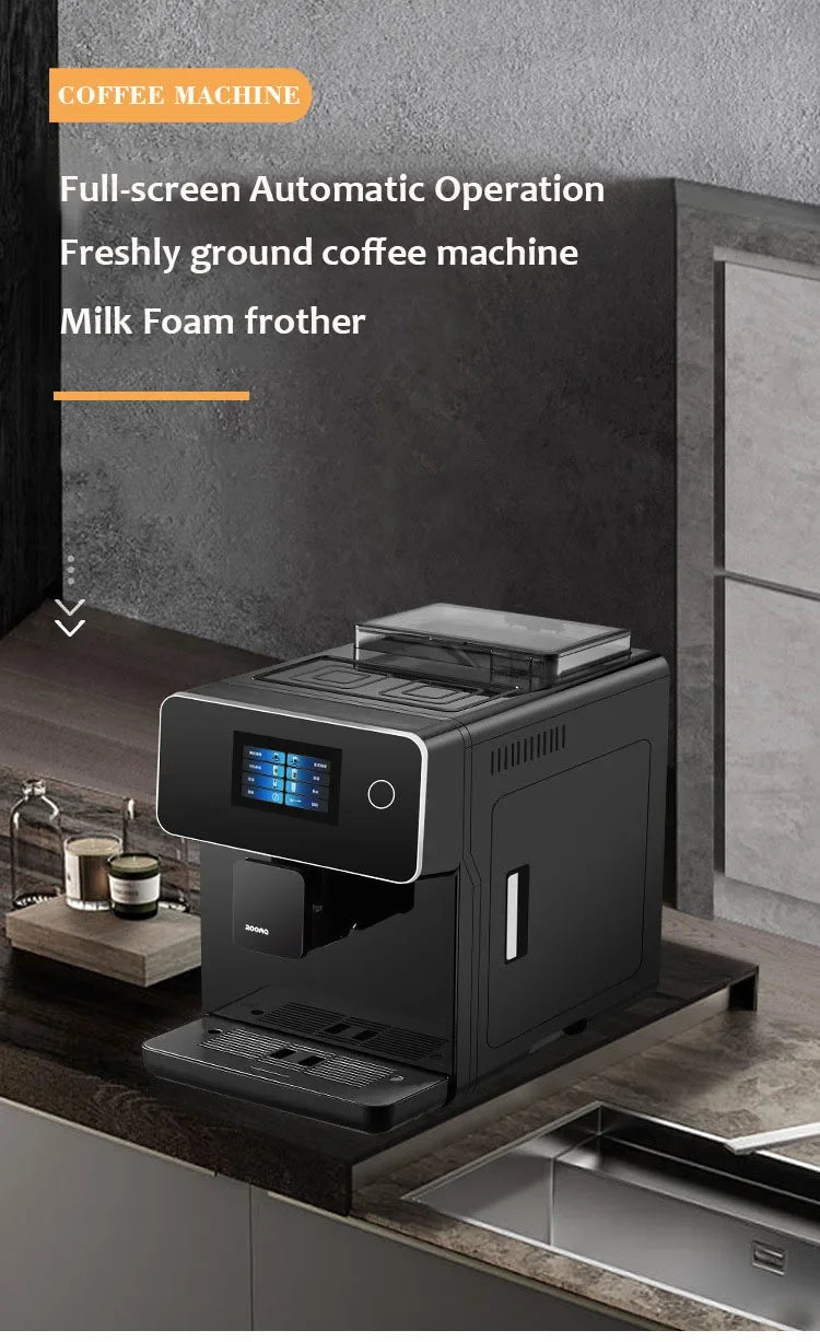 220v Fresh Ground Coffee Machine Fully Automatic Espresso