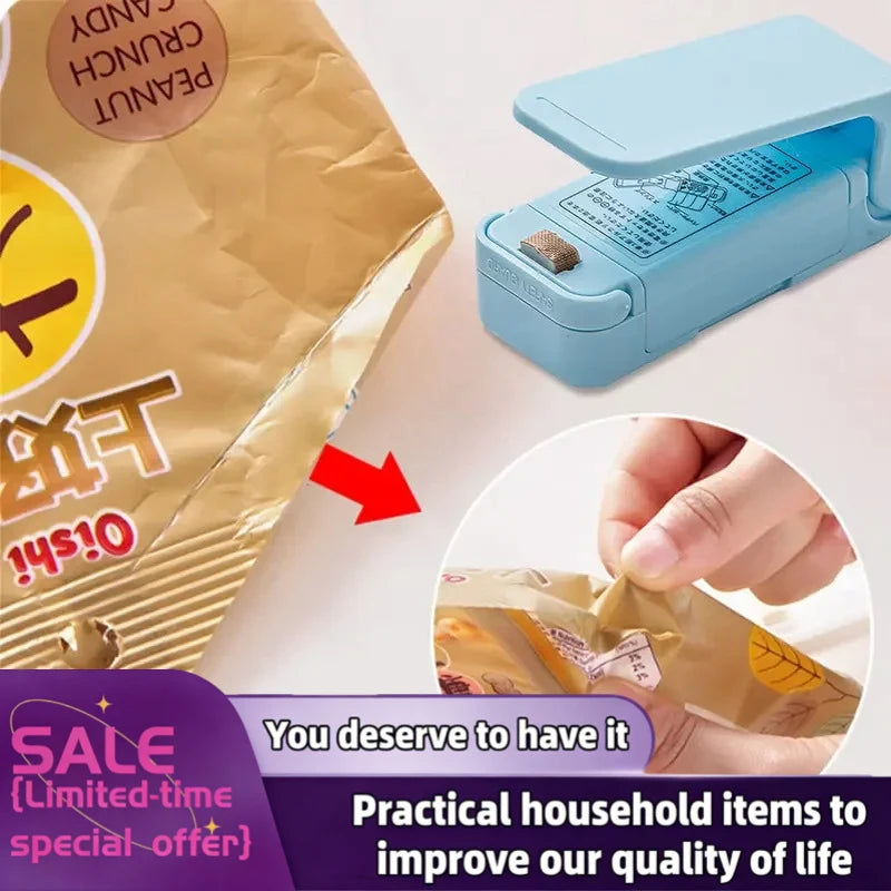 1pcs Plastic Bag Clip Sealing Machine Food Storage