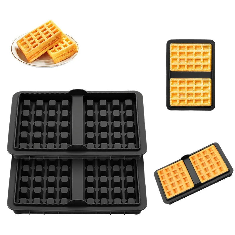1-2pcs Silicone Waffle Mold Ninja Af400 Af451 Sl400