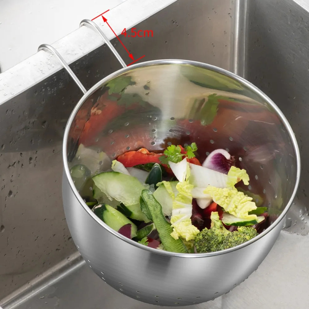 Helper Sink Drain Basket Hanging Type Storage Drying