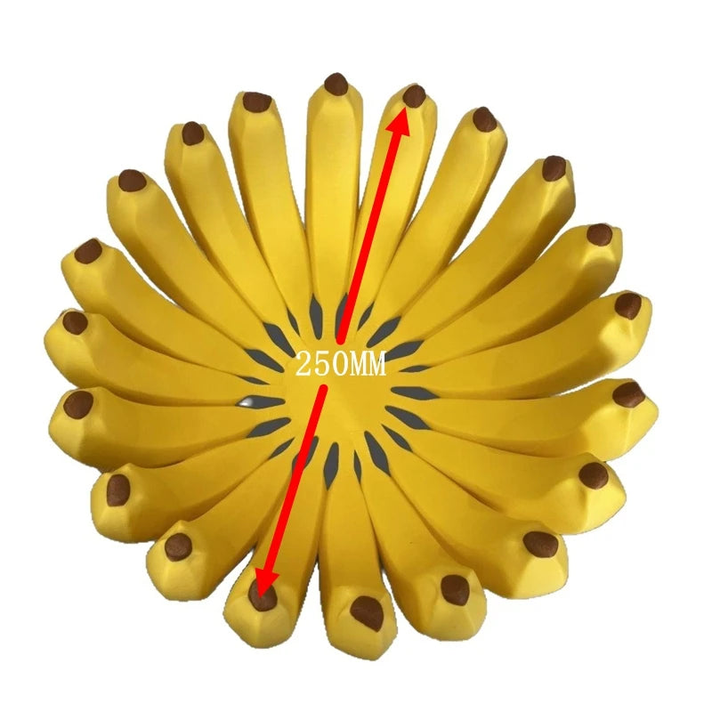 Unique Banana Shaped Fruit Bowl Counter Organizer Cute