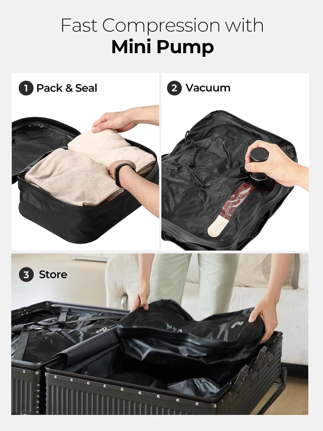 17l 28l 35l 40l Travel Vacuum Bag Reusable