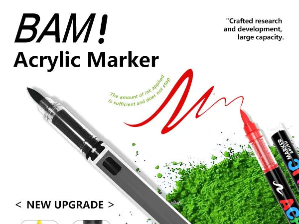 120-360 Colors Acrylic Paint Markers Brush Tip Paint