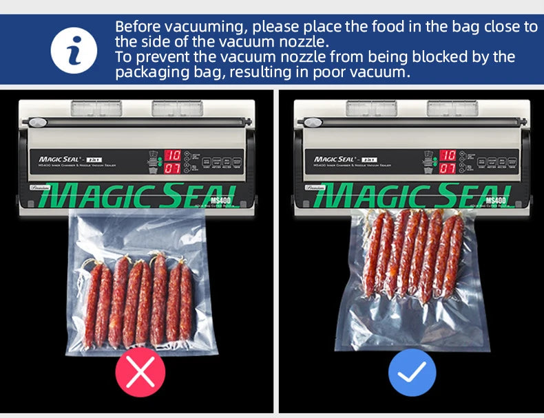 Magic Seal Ms400 Food Vacuum Sealer Machine Vacuum