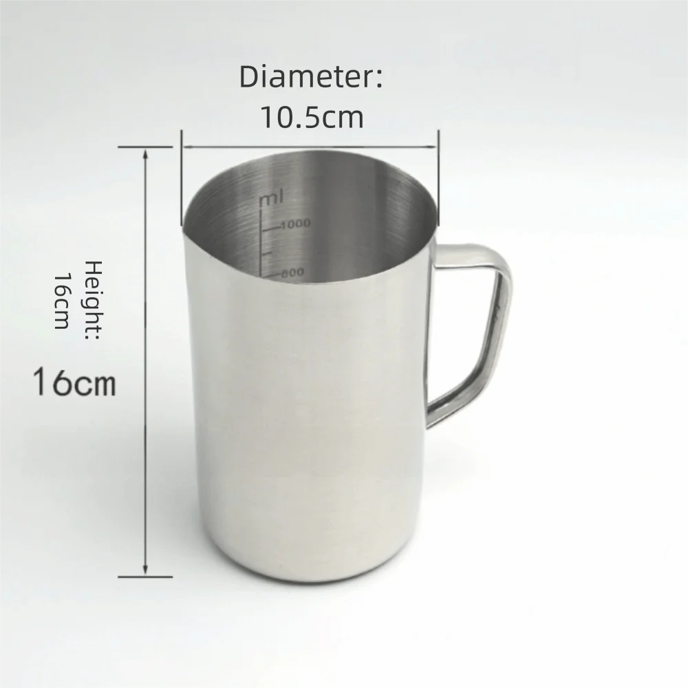 Stainless Steel Laboratory Beaker Scale Graduation Large Capacity