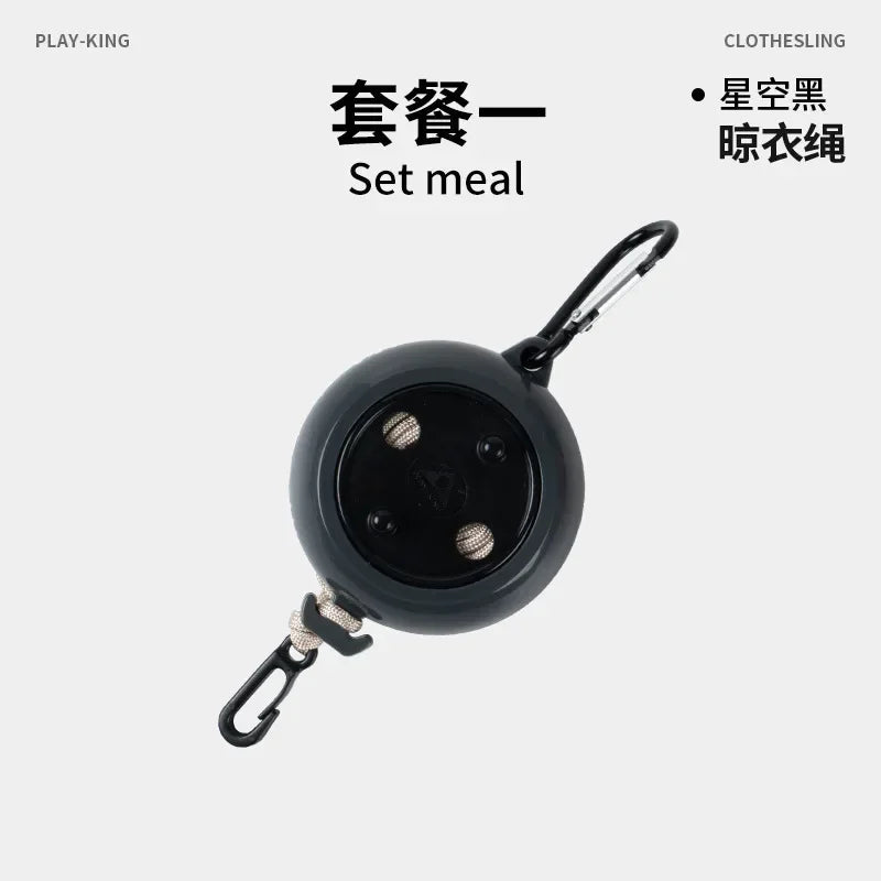 8m Non-Perforated Clothesline Retractable Travel Drying Rack
