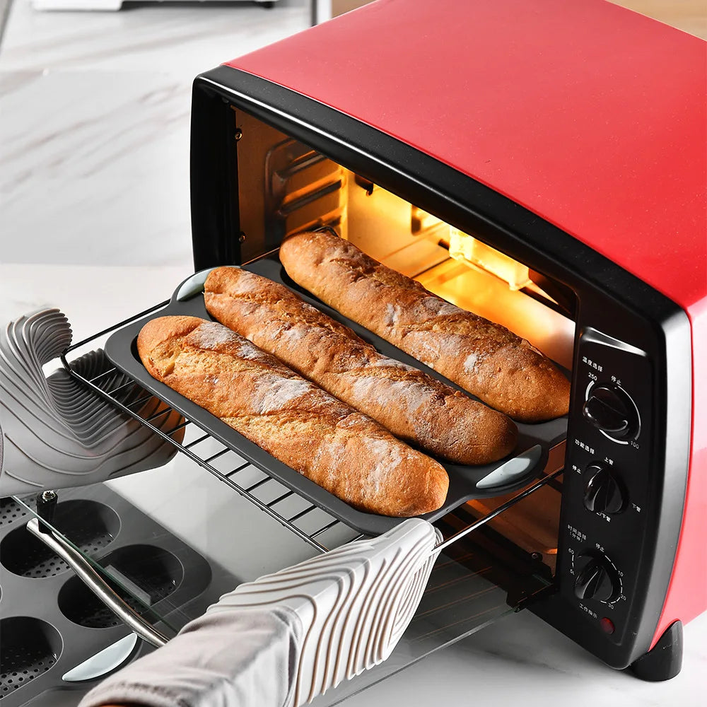 Silicone Baking Mold & Grid Nonstick Loaf Pan