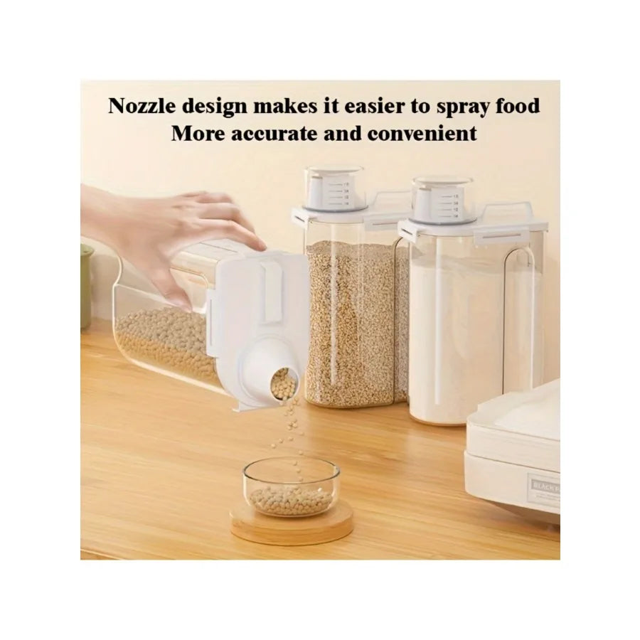 5l Covered Moisture-Proof Sealed Storage Container - Used