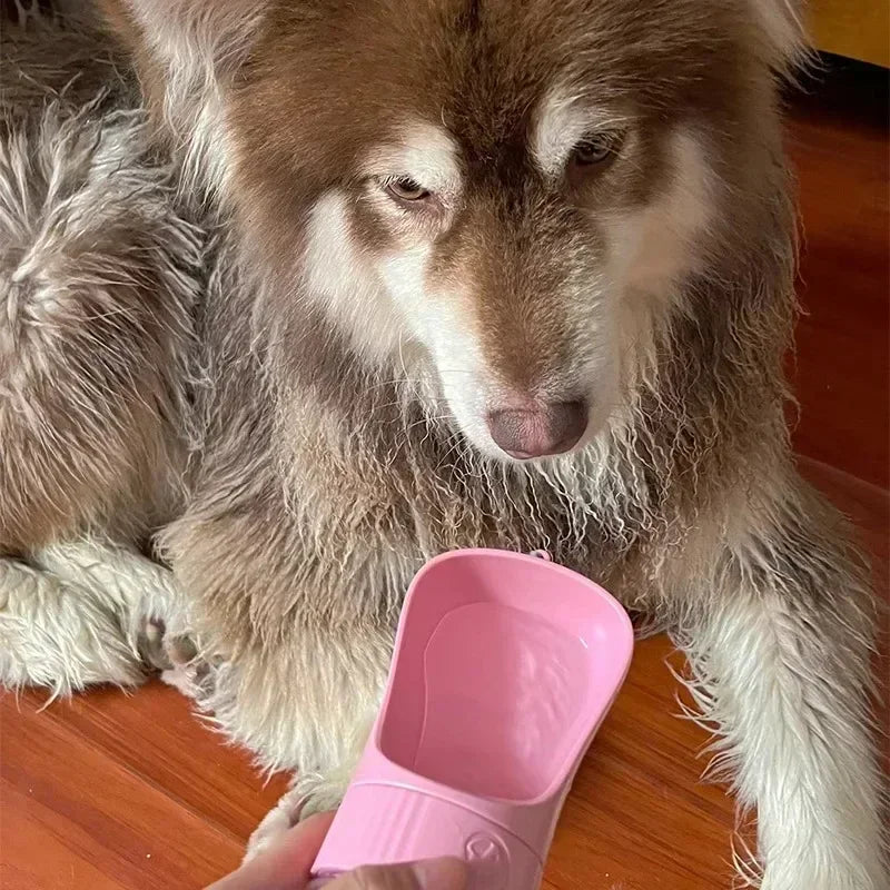 320ml Dog Water Bottle Food Container Travel In