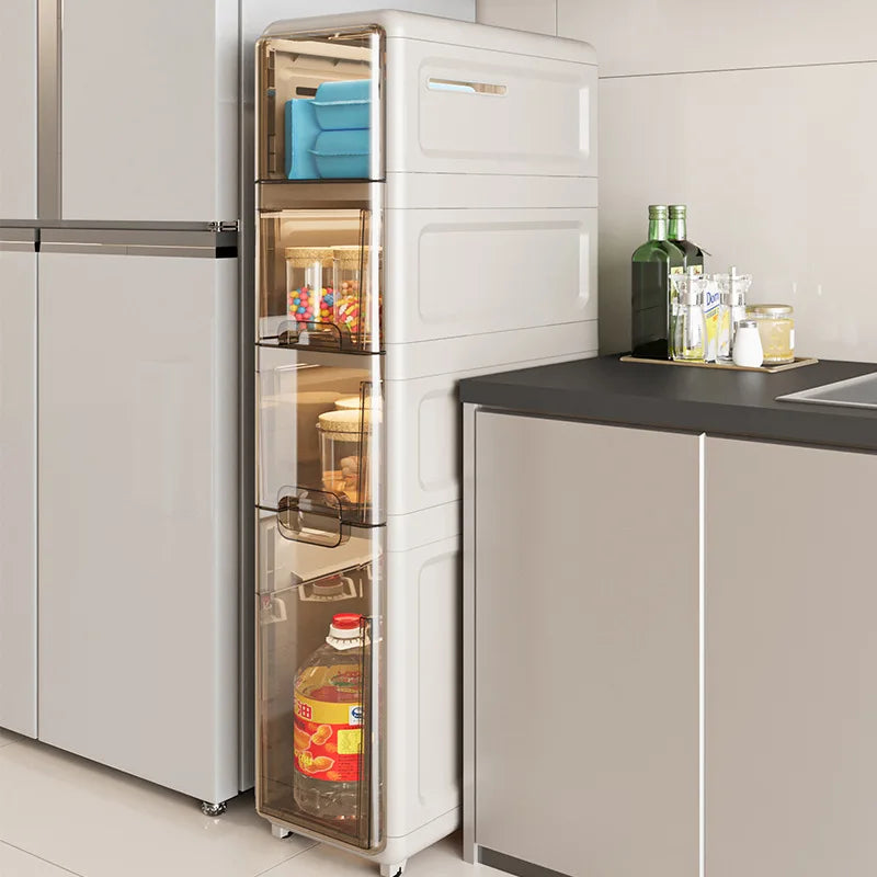 Drawer Type Bathroom Gap Cabinet Shelf Waterproof Storage