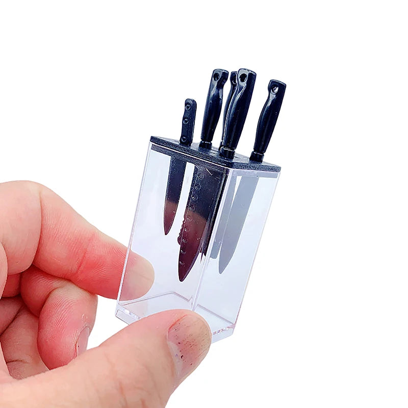 1/12 Dollhouse Knife Rest Model Mini Knives Toys