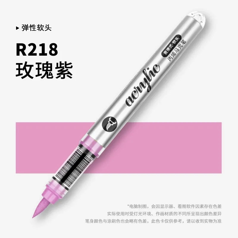 Grasp 120/1 Colors Acrylic Markers Brush Tip Paint