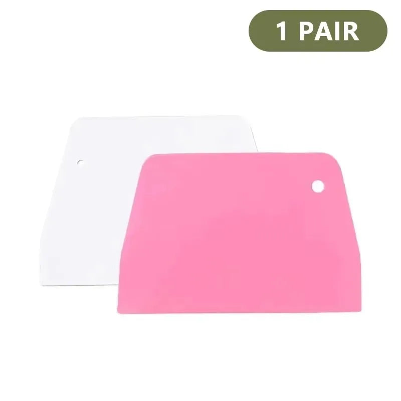Baking Plastic Scraper Diy Pastry Cream Spatula Trapezoidal